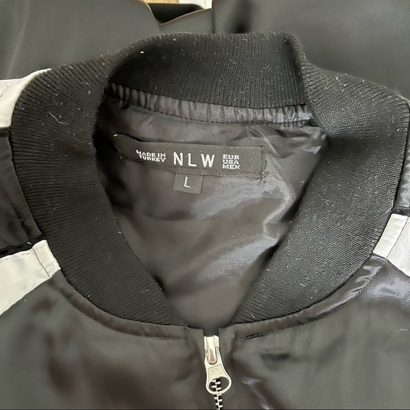 FRENCH BULLDOG sz S SUKAJAN Jacket Souvenir Black White Long Sleeve Zipper - Picture 5 of 7